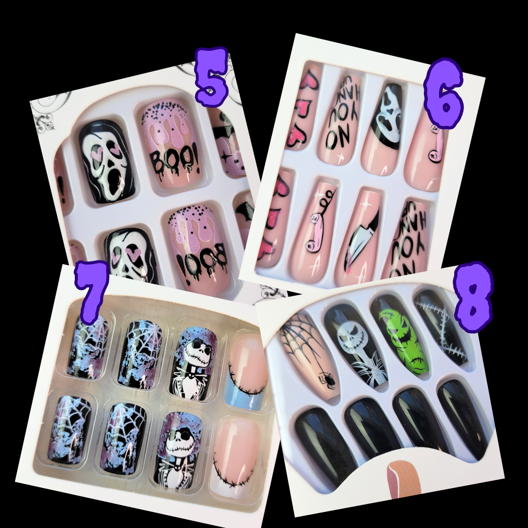 Halloween Press-On Nails - (BUNDLE)