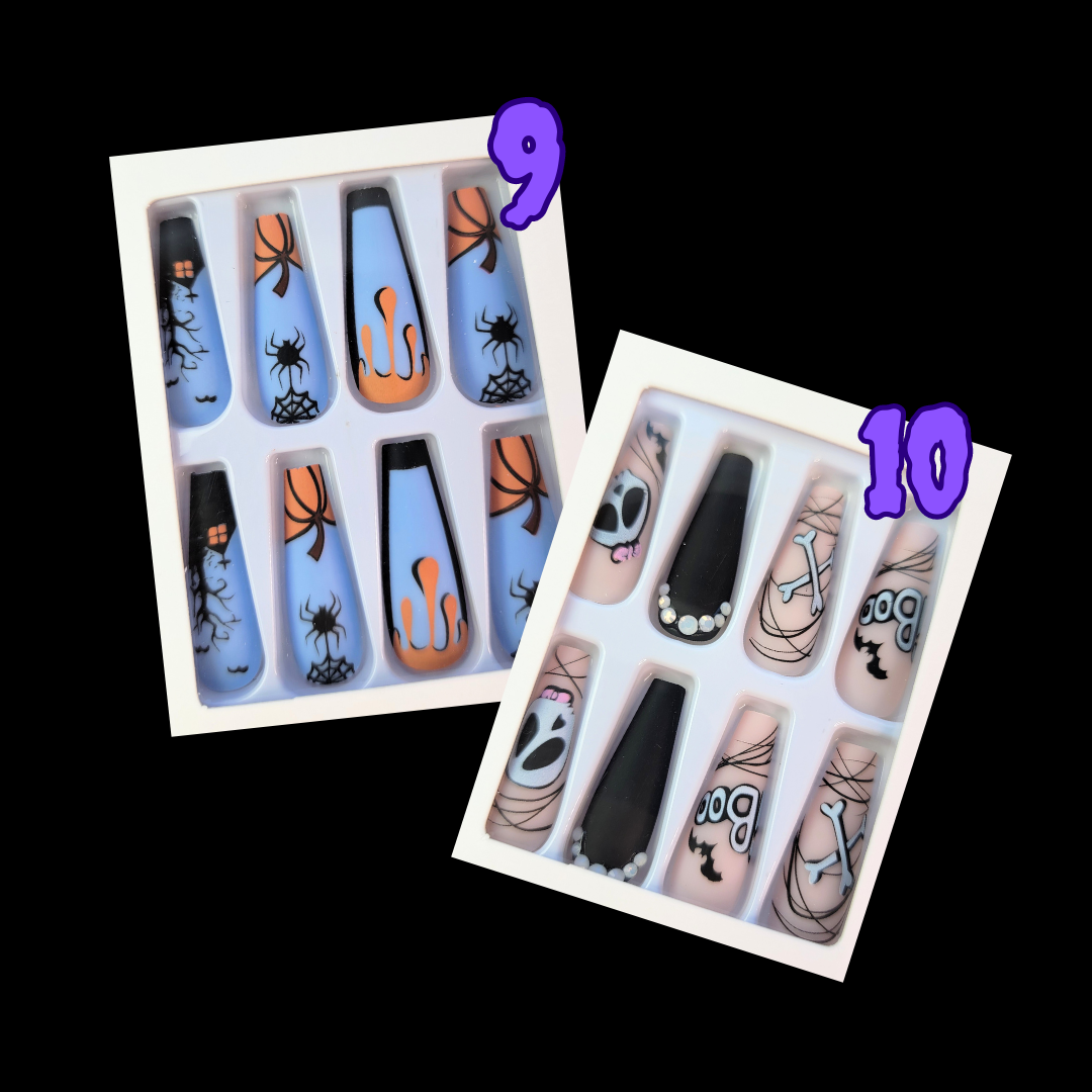 Halloween Press-On Nails - (BUNDLE)